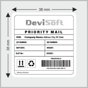 38MM X 40MM LABEL – 2UP